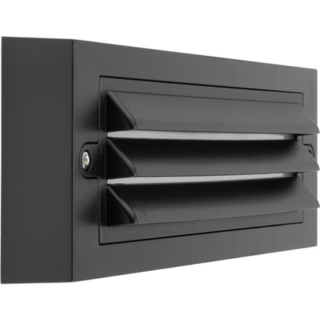 Gartenwandleuchte Elevation LED Wandleuchte 6W SCHWARZ POLA