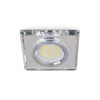 Flush-mounted GU10 Halogen Einbaustrahler Transparent Quadratisch Kobi