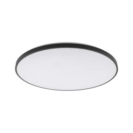 LED-Aufbau-Badezimmer-Deckenleuchte AGNES ROUND 8185 64W 4000K IP44 Schwarz Nowodvorski