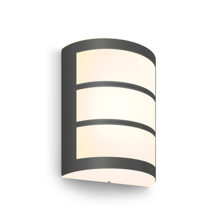 LED Gartenleuchte Wandleuchte PYTHON myGarden 6W 2700K IP44 Anthrazit PHILIPS