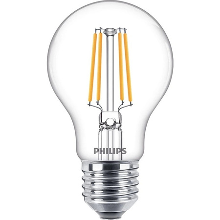 E27 A60 LED Lampen 4,3 W = 40 W, 470 lm, 2700 K, warmes Filament PHILIPS