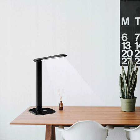 LED-Nachtschreibtischlampe 9W CCT 3in1 3500-6500K Schule USB Schwarz
