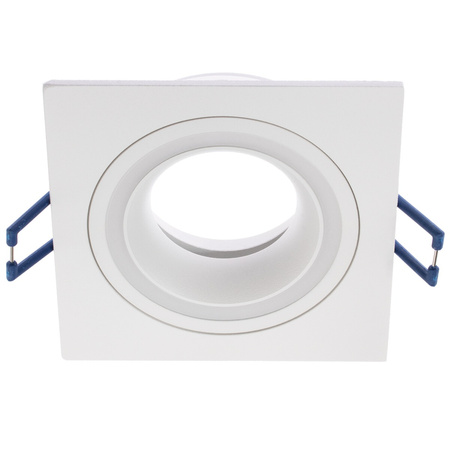 Einbaustrahler GU10, Einbauspot HALOGEN Quadrat Weiß CLARO LUMILED