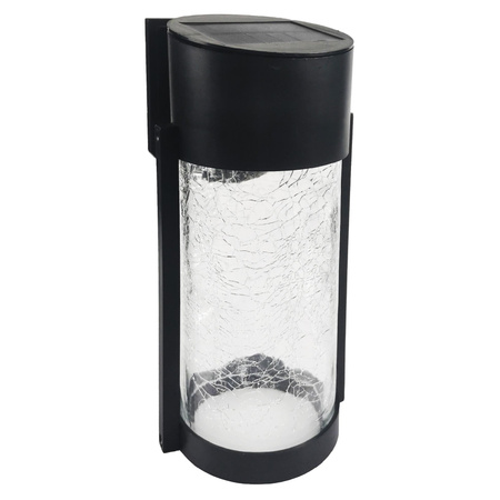 Wandleuchte LED Solar Gartenleuchte 4000K IP44 Dämmerungssensor