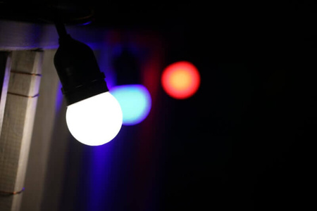 Dekorative GARTENGIRLANDE 5,6m 10xE27 Filament 6W GOLDLUX (Polux)