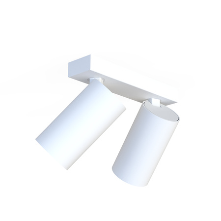 MONO II Deckenleuchte 7774 Nowodvorski Weiß-Gold 2xGU10 Anbauspot Reflektor Modern