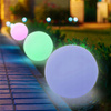 Gartenlampe LED Solarbetriebene RGB Kugel 30 cm