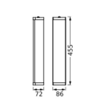 Plafond Badezimmer Licht Wandleuchte über Spiegel Dimmbar E14 Chrom Badezimmer Wandleuchte IP44 Ledvance