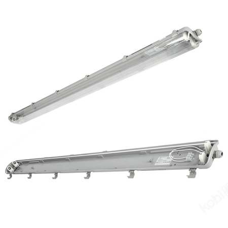 G13 IP65 Grau Hermetische LED-Leuchtstofflampe Kobi