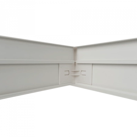 Aufputz-Klemmrahmen für LED-Paneele 60x60 PVC 65mm Weiß Ecolight