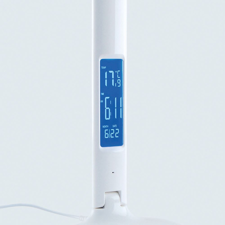 Schule Schreibtischlampe LED 5W 3000K-5500K CCT USB Dimmbar Touch + Kalender Uhr