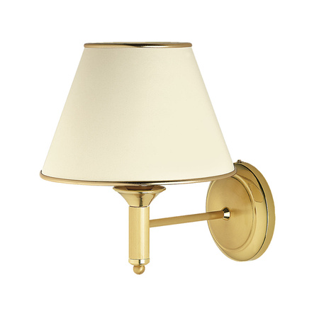 CLASSIC E27 Wandleuchte Lampenschirm Classic Ecru Gold Jupiter