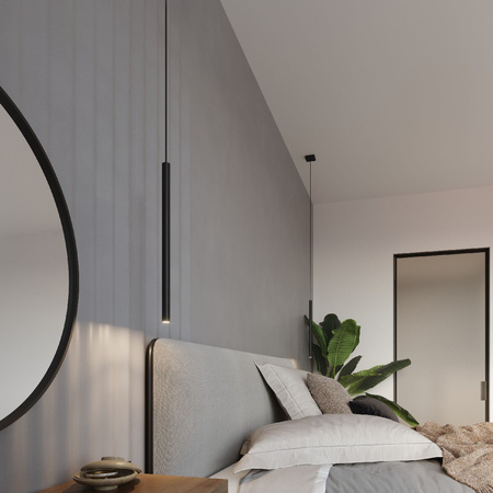 PASTELO 1 G9 abgehängte Deckenleuchte Minimalistisch Schwarz SOLLUX