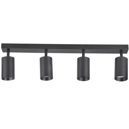 Streifenleuchte Decken- und Wandleuchte LED 4 xGU10 MARIBEL Schwarz GOLDLUX (Polux)