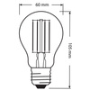 E27 A75 LED Lampen 8W = 75W 1055lm 2700K Warm 320° OSRAM STAR DIM Filament