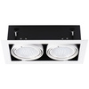 LED MATEO DWONLIGHT 2x GU10 quadratisch Beweglich weiß KANLUX