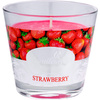 Dekorative Duftkerze im Glas Erdbeere