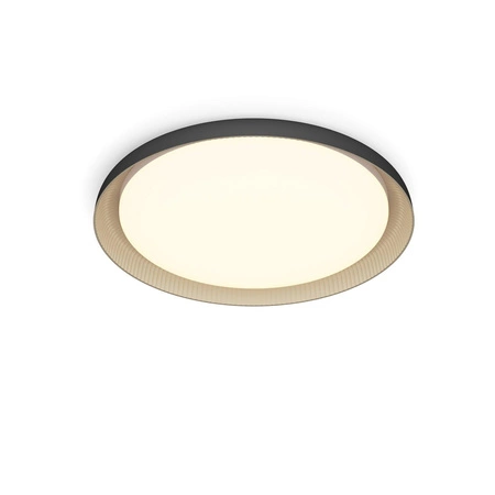 LED Plafond Deckenleuchte 10W 1850lm 2700K SceneSwitch Schwarz Pebblo Ultra Efficient Philips