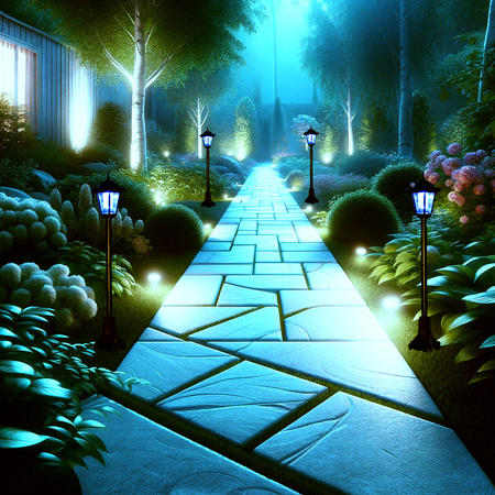 Solarlampe für Außen – Stehleuchte Garten Pfosten 70 cm