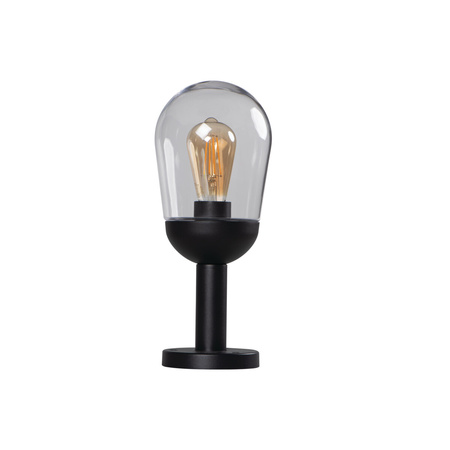 LIEGO E27 IP44 37cm Schwarz KANLUX Garten-Säulenlampe