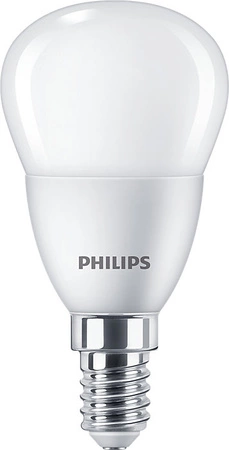2x LED-Kugelbirne E14 P45 4,9W = 40W 470lm 4000K Neutral PHILIPS