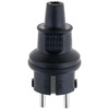 Gummi-Stromstecker 16A 230V IP44 hermetisch für MINI Uni-Schuko-Kabel