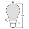 LED-Lampe A60 B22d 11W = 100W 1521lm 4000K Neutral CRI90 300° Glühfaden Dimmbar SUPERSTAR PLUS CLASSIC Osram