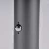 LED-Gartenleuchte E27 TUBA LOW Graphit 44cm DALLAS GOLDLUX (Polux) mit Bewegungs- und Dämmerungssensor