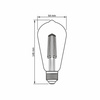 E27 ST64 LED Lampen 6 W = 44 W, 550 lm, 2200 K, warmes Bernstein-Glühfaden, dimmbar, 360° VIDEX