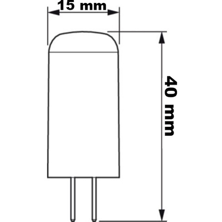 G4 CAPSULE LED Lampe 2,7 W = 28 W, 315 lm, 2700 K, warm, 12 V, PHILIPS CorePro