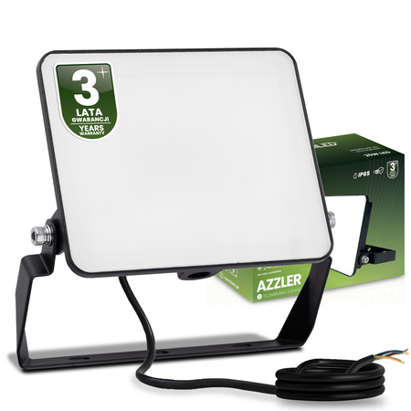 LED-Fluter AZZLER 20W 2400lm 4000K IP65 Außenstrahler Schwarz LUMILED