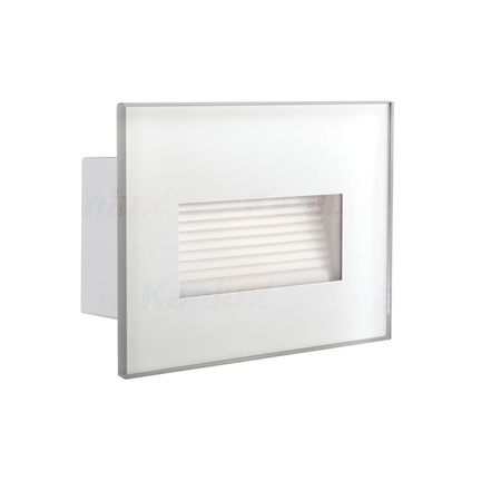 GLASI LED-Außenfassaden-Gartenlampe 3W 3000K IP44 Einbauleuchte Weiß Kanlux