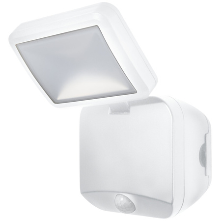 LED-Flutlicht 4W 260lm 4000K IP54 Weiß mit Bewegungsmelder LEDVANCE SPOTLIGHT Batteriebetrieben