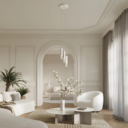 Hängelampe 2x GU10 Weiß LAMI Ocean Green SL.1687 Sollux