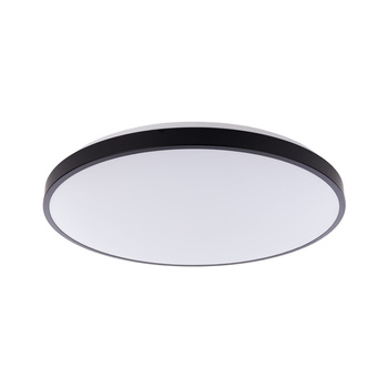 LED-Aufbau-Badezimmer-Deckenleuchte AGNES ROUND 8185 64W 4000K IP44 Schwarz Nowodvorski