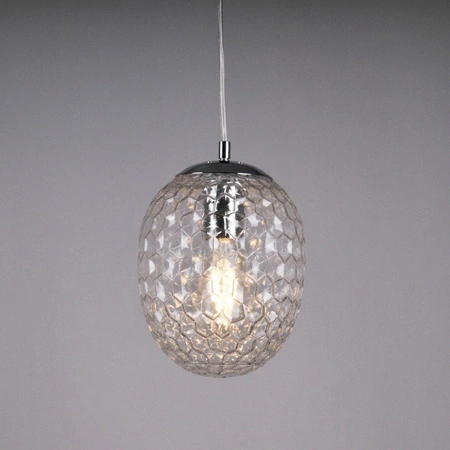 Hängelampe LORA WHITE transparent 1xE27 GOLDLUX (Polux)