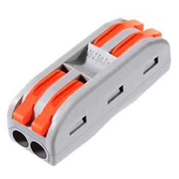 Installationsverbinder Schnelldurchgangsverbinder für KABELtyp WIRE LINE 2+2 0,14-4,0 mm