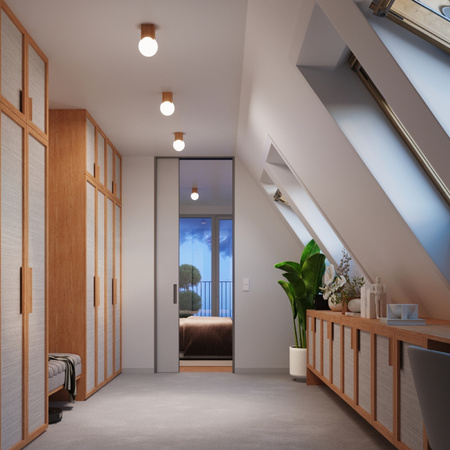 Deckenleuchte Leuchte Aufbauleuchte G9 Naturholz Weiß Solis Peach Puff SL.1407 Sollux