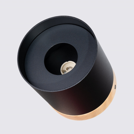 Aufbauleuchte Leuchte Deckenleuchte RIF GU10 Schwarz Skandinavisches Rohr SOLLUX