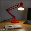 Schreibtischlampe E27, Zeichentisch-Schreibtischlampe mit Tischklemme Rot TOBI LUMILED