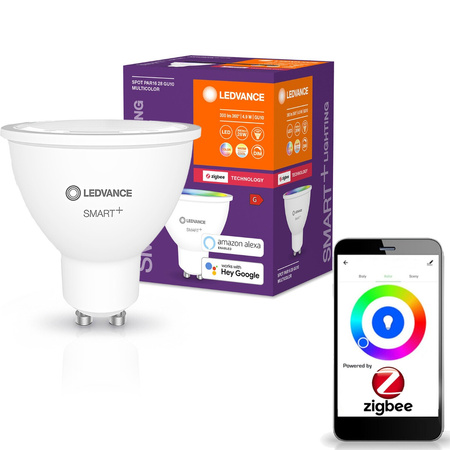 LED GU10 4,7W 350lm 2700K Warm LEDVANCE SMART+ ZigBee dimmbare Glühbirne