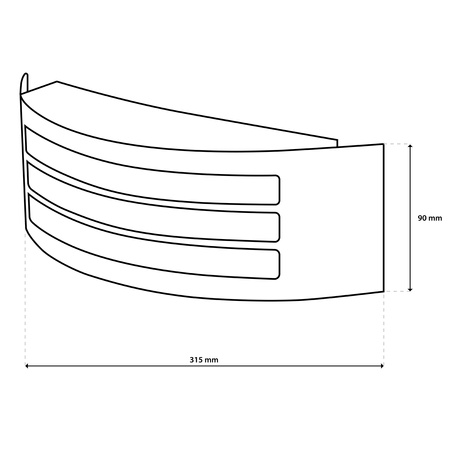 Wandleuchte Außen E27, Garten-Wandleuchte IP44 Schwarz FREESIA LUMILED
