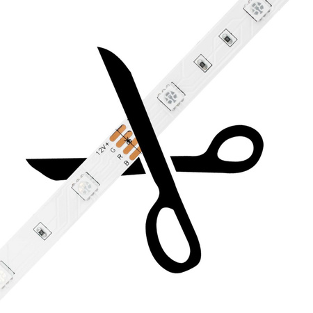 LED-Strip, LED-Streifen 12V 240W 3000LED 2835 8mm 50m-Rolle kalt LUMILED