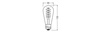 Dekorative LED-Glühbirne ST64 Edison E27 4.8W = 37W 420lm 2200K Warm 320° Filament Dimmbar Vintage 1906 Osram