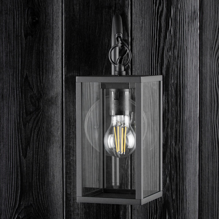 Gartenwandleuchte Down Elevation Lamp Malmo E27 IP44 Graphit - GOLDLUX (Polux)