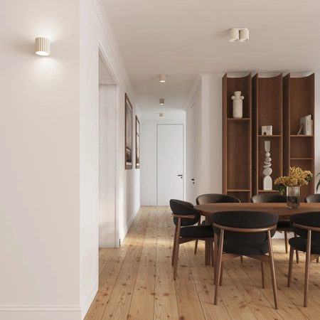 Aufputzmontage G9 Aluminium Beige Aura Deep Space SL.1791 Sollux