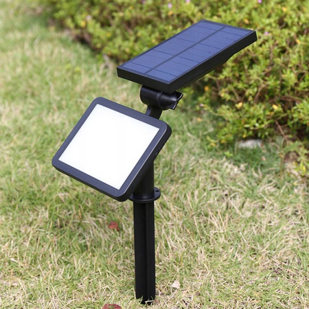 Solar LED-Flutlicht WIRED Reflektor 3W 5500-6000K Kalt IP54 Schwarz Masterled Sensor