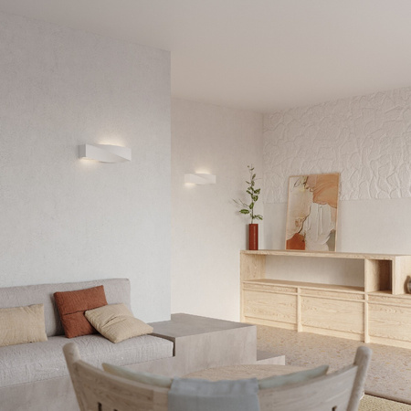 SOLLUX Wandleuchte Wand SIGNMA E27 Up-Down Keramik Modern Weiß