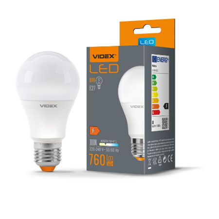 LED-Lampe E27 A60 8W 760lm 3000k Warm VIDEX