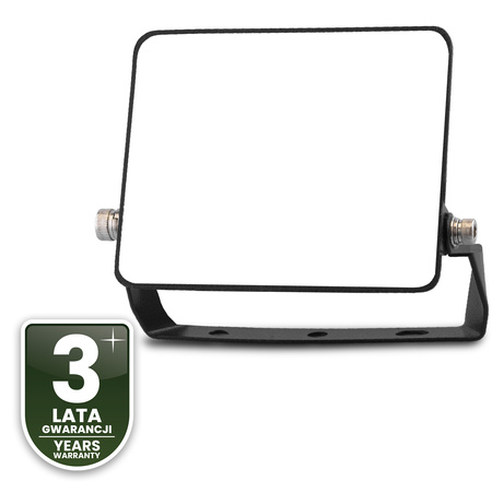 LED-Fluter AZZLER 50W 6000lm 4000K IP65 Halogen-Außenlampe Schwarz LUMILED